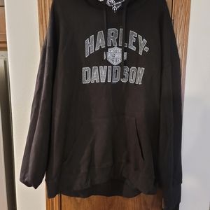 Harley Davidson XL Hoodie with built in face mask